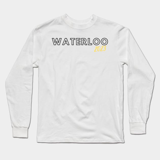 Waterloo 2023 Long Sleeve T-Shirt by stickersbyjori